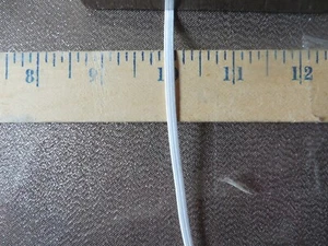 Fascia elastica a maglia piatta elastica bianca 1/8 pollice 10 iarde SPEDIZIONE GRATUITA GIORNALIERA USA - Foto 1 di 5