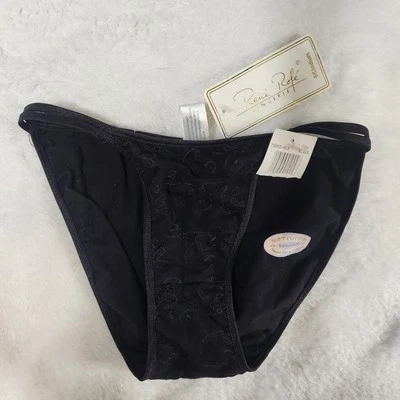 Bragas de bikini de doble cuerda Rene Rofe de colección talla M/6 nuevas con etiquetas algodón spandex Foto 1 de 4