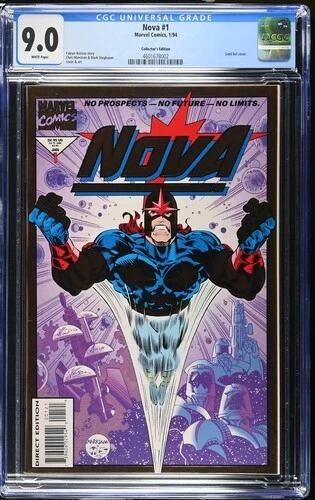 Nova #1 Gold Foil Edition (Marvel Comics January 1994)