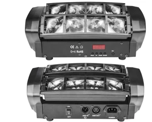 2PCS Spider Moving Head Light DMX512 RGBW 8LED DJ Disco Stage Party Club Lights - Picture 1 of 9