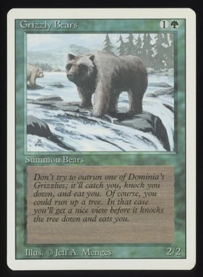 MTG Revised Edition Grizzly Bears - Image 1 of 2