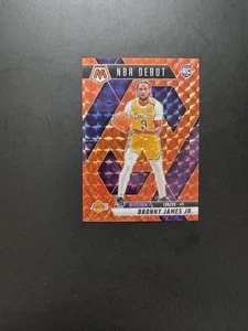 Bronny James JR /249 – 2024-25 Mosaic – Lakers – #262 - Orange Mosaic - RC - Picture 1 of 2
