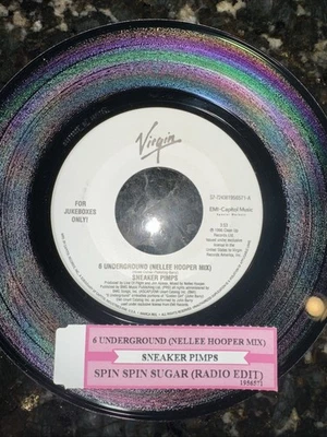 Sneaker Pimps 45rpm 6 Underground / Spin Spin Sugar - New Old Stock W/tag - Image 1 of 2