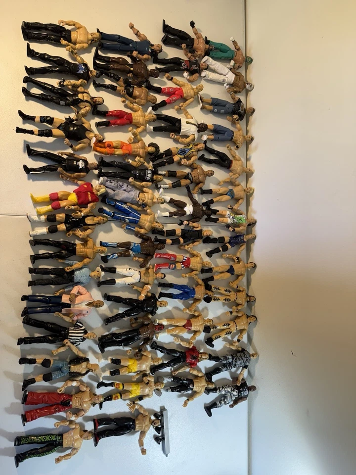 Lot Of 55 WWE Action Figures Attitude Era & Ruthless Aggression Era +Accessories - Image 1 of 4