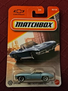 Matchbox 1963 Chevy Corvette #83/125 Blue 2025 - Picture 1 of 3