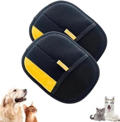 PACK de 2 guantes guantes de aseo para gatos depiladora para gatos nuevo guante depiladora para mascotas perros Foto 1 de 4