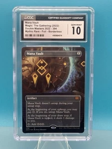 MTG Mana Vault Double Master 2022 Foil senza bordi CGC 10 - Foto 1 di 2