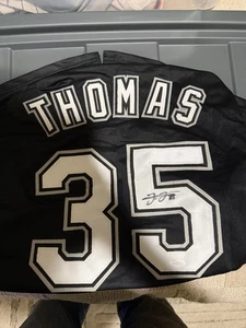 Frank Thomas Signed Chicago White Sox Custom Grey Jersey JSA Authentication  - Picture 1 of 4