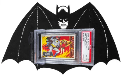 Batman Fan Club Back © A&BC 1966 FLAMING WELCOME 1/1 #51 NM-MINT 8 - garno PSA - Image 1 of 4