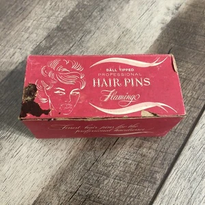 Vintage Flamingo Ball Tipped Professional Hair Pins Made in France - Picture 1 of 7