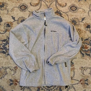 VTG Remington Clothing Mens Fleece Jacket Size Medium Gray Zip-Up Long Sleeve - Picture 1 of 12