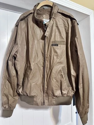 Chaqueta Vintage Solo Miembros Adulto 44 Grande Marrón Motocicleta Cremallera Años 80 90 Para Hombre Foto 1 de 3