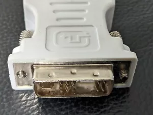 New DVI to VGA D-Sub Adapter HD DVI-I DVI-A UK Delivery - Picture 1 of 2