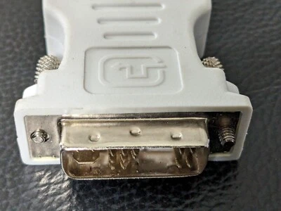 New DVI to VGA D-Sub Adapter HD DVI-I DVI-A UK Delivery  - Image 1 of 2