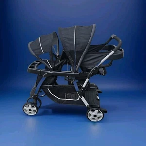 Graco Double Stroller Ready2Gro Click Connect Toddler Stand Collapsible - Picture 1 of 16
