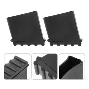 2 Pcs Non-slip Mat Ladder Pads Rubber Caps Feet for Step Ladders - Picture 1 of 12