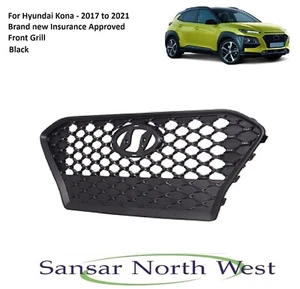 For Hyundai Kona - Front Upper Grill Black - 2017 to 2021 Models - Picture 1 of 3