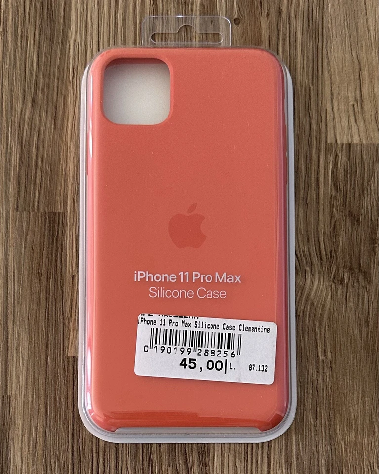 COVER ORIGINALE  APPLE IPHONE 11 PRO MAX ARANCIO IN SILICONE!! NUOVA SIGILLATA - Immagine 1 di 1