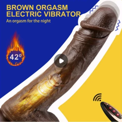 Realistic Dildo 推力加热振动器厚 Dong Anal 性玩具女式 — 第 1/4 张图片