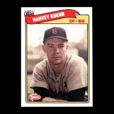 Harvey Kuenn 1989 Swell Baseball Greats Detroit Tigers #9 R320A 8