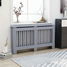 vidaXL Copertura per Radiatore Antracite 152x19x81 cm in MDF Italia