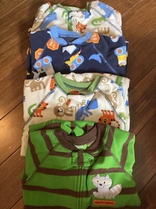 24 Monate Carters 1 Stück Fleece Footie PJs 4 Paar - Bild 1 von 1