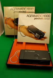 AGFA AGFAMATIC 1000 POCKET SENSOR - WITH ORIGINAL BOX AND VINTAGE BOX - Picture 1 of 11