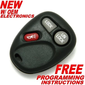 OEM ELECTRONIC REMOTE KEY FOB FOR 2001 2002 CHEVROLET SILVERADO SUBURBAN TAHOE - Picture 1 of 6