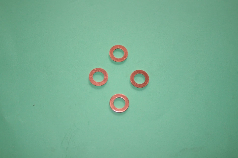 TRIUMPH 350 500 3TA 5TA T90 21 ROCKER ALIMENTACIÓN DE ACEITE LAVADORA DE COBRE X4 82-1880 Foto 1 de 1