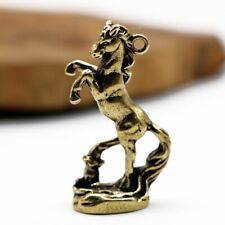 Antique Finish Brass Horse Sculpture Small Animal Ornament for Home Decor