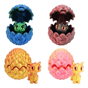 Crystal Dragon 3D Printed Dragon Egg Crystal Dragon Fidget Toys For Home Decor - Picture 1 of 16