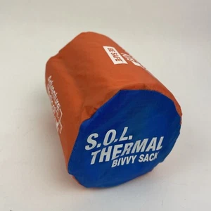 SOL Emergency Bivvy Sack Orange Waterproof Survival Kit - LOOK - Picture 1 of 3