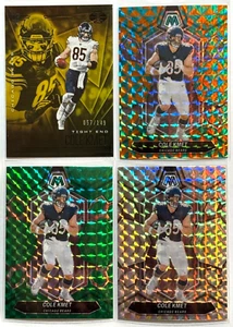 Lot 4 Cole Kmet 2020 & 2024 Panini Illusions & Mosaic 1 RC/149 1 Tess./15 - Picture 1 of 4