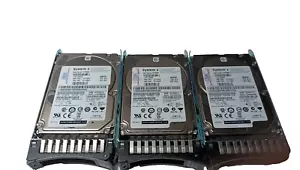 3 X IBM 900GB SAS 10K RPM 2.5" 6Gbp Hard Drive 81Y9651 81Y3805 81Y9659 + Caddy - Picture 1 of 6