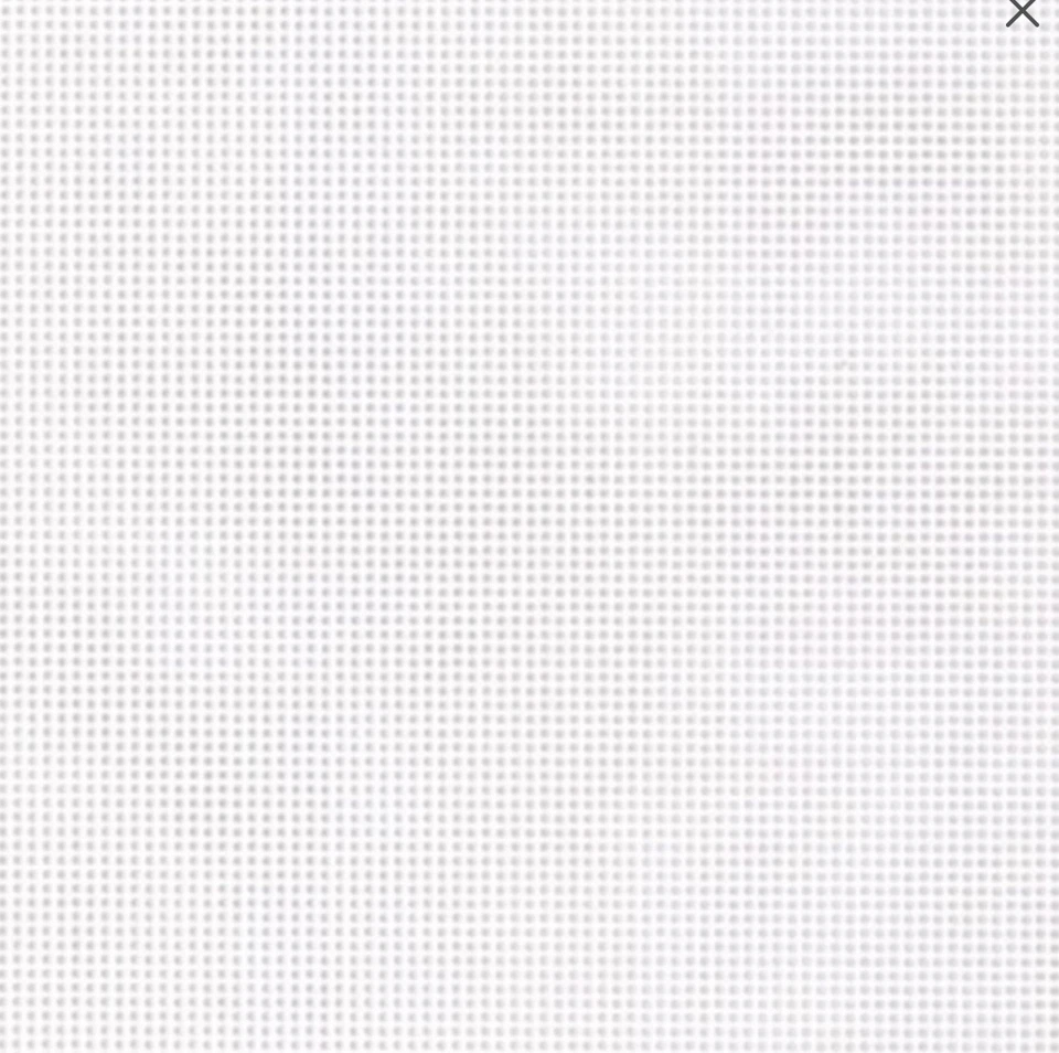 WICHELT IMPORTS Mill Hill PERFORATED PAPER Cross Stitch 2 Pieces 18 stitch ct. White Needlework