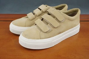 Vince Sunnyside Shoe Womens 7 Brown Suede Strap Slip On Casual Platform Sneaker - Picture 1 of 10