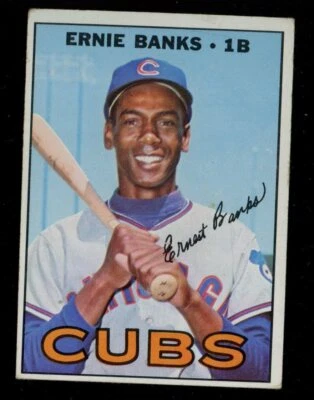 1967 Topps #215 Ernie Banks VG-EX LOOK! SV - Imagem 1 de 2