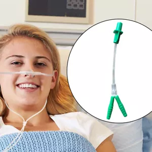 1pc Oxygen tube three way large Y-type double oxygen suction nasal cannula - Foto 1 di 14