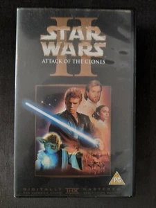 Star Wars II/Episode 2: Attack Of The Clones- VHS, 2002- Digitally Mastered- VGC - Picture 1 of 4