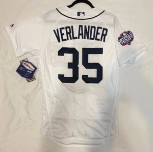 AUTHENTIC MAJESTIC 52 2XL, DETROIT TIGERS JUSTIN VERLANDER FLEX BASE Jersey - Picture 1 of 5