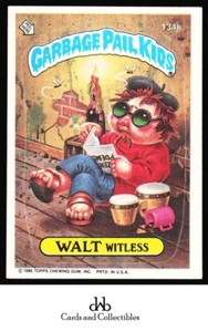 1986 Topps Garbage Pail Kids Series 4 #134b Walt Witless Very Good - Picture 1 of 2