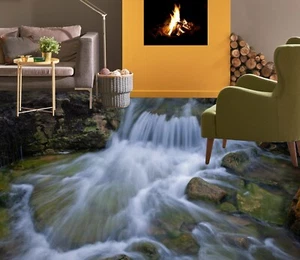 3D River Stone I4092 Floor WallPaper Murals Wall Print Decal AJ Coco 2024 - Picture 1 of 5