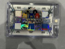 Jordan Kobe Curry Wilt Shaq Dr J 2018-19 Leaf Pearl Game Used Jersey Relic 🔥 /6