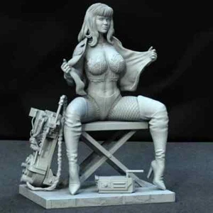 Kit Modelo Figura Resina 1/24 Miniaturas Cazafantasmas Mujeres Miembros del Equipo Estatua - Imagen 1 de 3