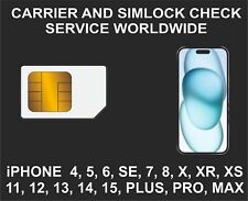 iPhone Simlock, Network And Carrier Check, All Models