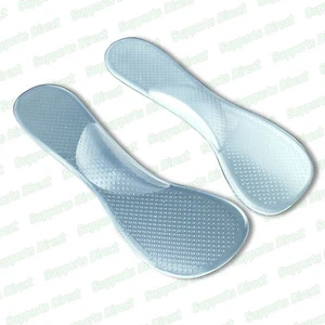 Soportes de gel de tacón alto para el arco del pie almohadilla zapato inserto cojín plantilla pies planos caídos - Imagen 1 de 5