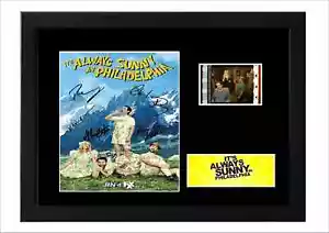 It's Always Sunny in Philadelphia Film Cell Display signed Memorabilia + COA - Foto 1 di 3