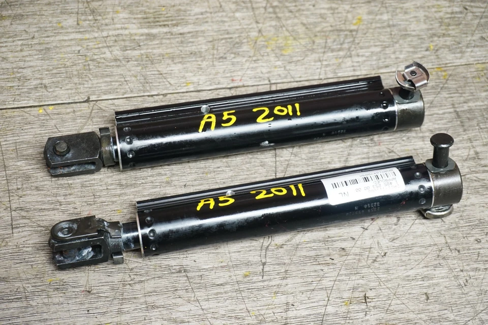 AUDI A5 8F QUATTRO 2011 convertible techo superior elevador hidráulico juego de cilindros OEM Foto 1 de 4