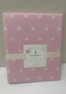 Pottery Barn Kids Toddler Organic Cotton Heart Duvet Cover Pink NWT - Picture 1 of 5