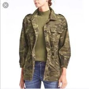 Banana Republic Field Utility Olive Green Camo Jacket Size XS - Picture 1 of 6